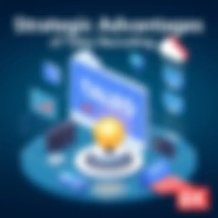 Conceptual image depicting the strategic advantages of utilizing Taleo Recruiting in hiring.