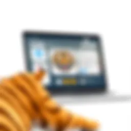 User interface showcasing the communication features of Tiger Connect