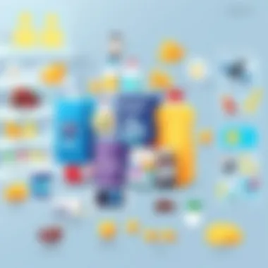 Visual overview of various CPG categories