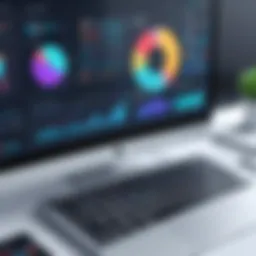 Visual representation of data analytics software components