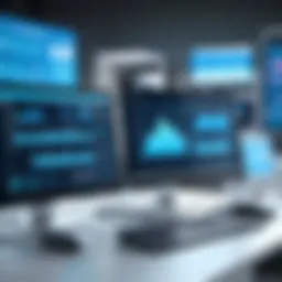 Modern healthcare IT infrastructure showcasing Mend EMR functionality
