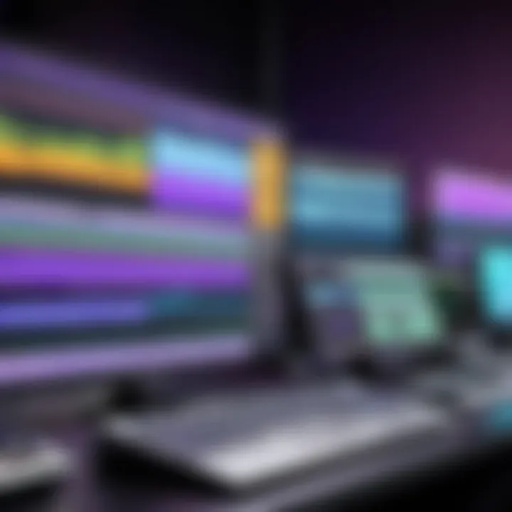 Historical timeline depicting the evolution of Pro Tools software