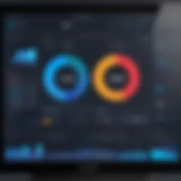 Illustration of quartermaster inventory software interface showcasing its dashboard functionalities.