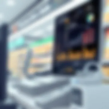 A sophisticated Point of Sale system interface showcasing transaction data and analytics.