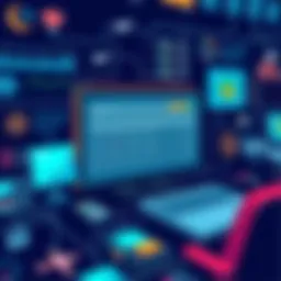 Visual representation of an airline booking system interface