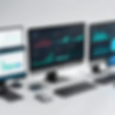 Diverse Uptime Monitoring Tools Illustration of various uptime monitoring tools and their features