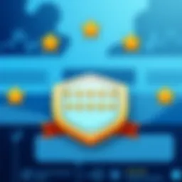 Visual representation of verified ecommerce review badges