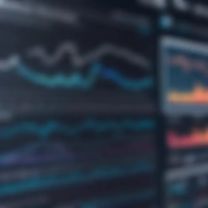 Graphical representation of data trends and patterns